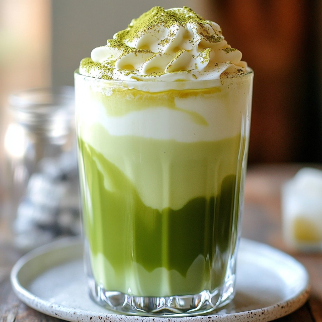 Refreshing Starbucks DIY Matcha Green Tea Latte Recipe