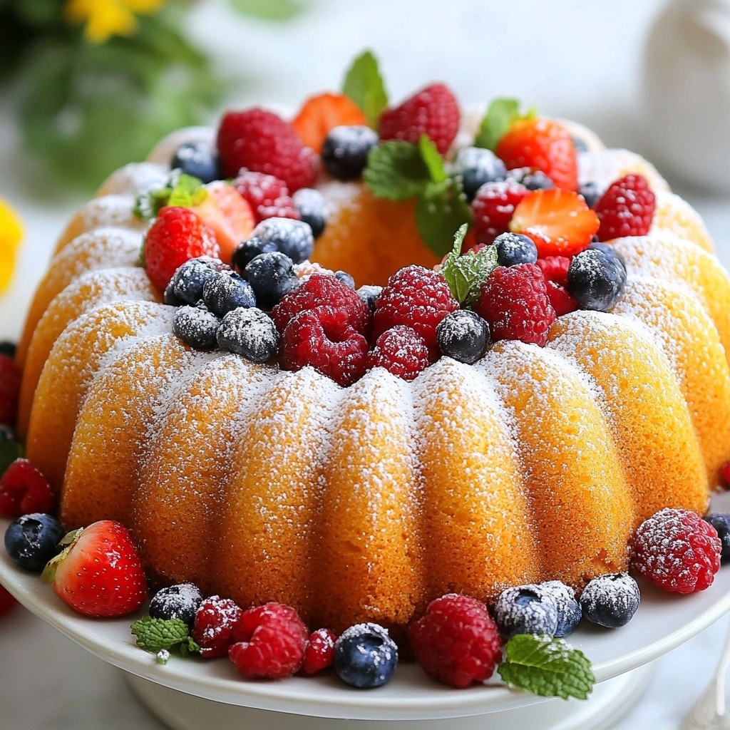 Fluffy copycat recipes Vanilla Bean Pound Cake Delight