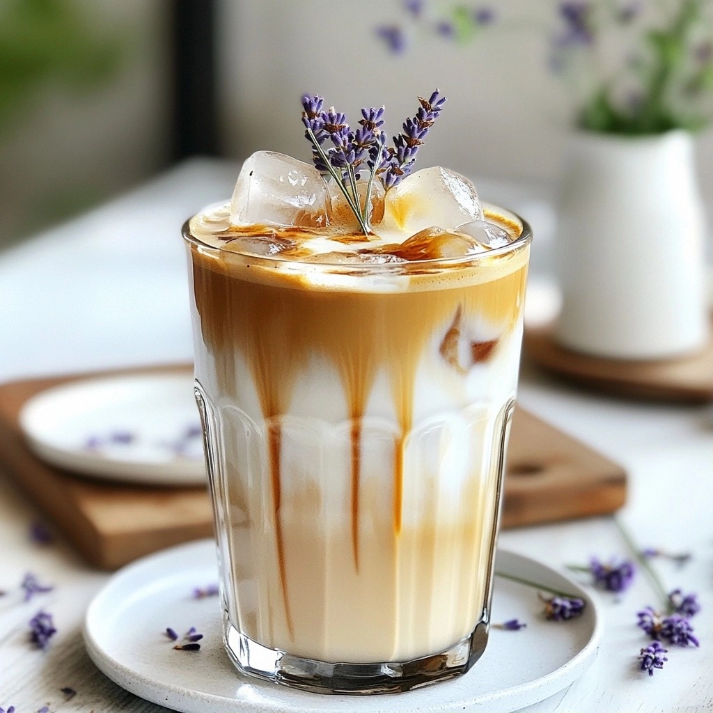 Trending Copycat Drinks Iced Lavender Latte Recipe