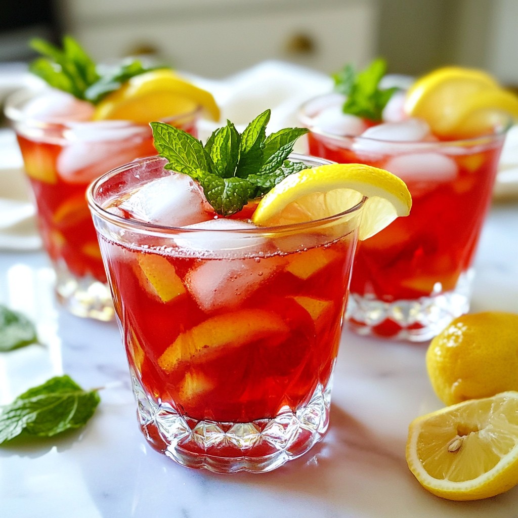 Smooth Starbucks DIY Iced Passion Tango Tea Recipe