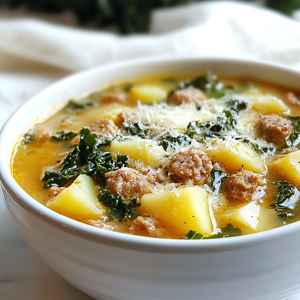 Creamy Olive Garden Copycat Zuppa Toscana Recipe
