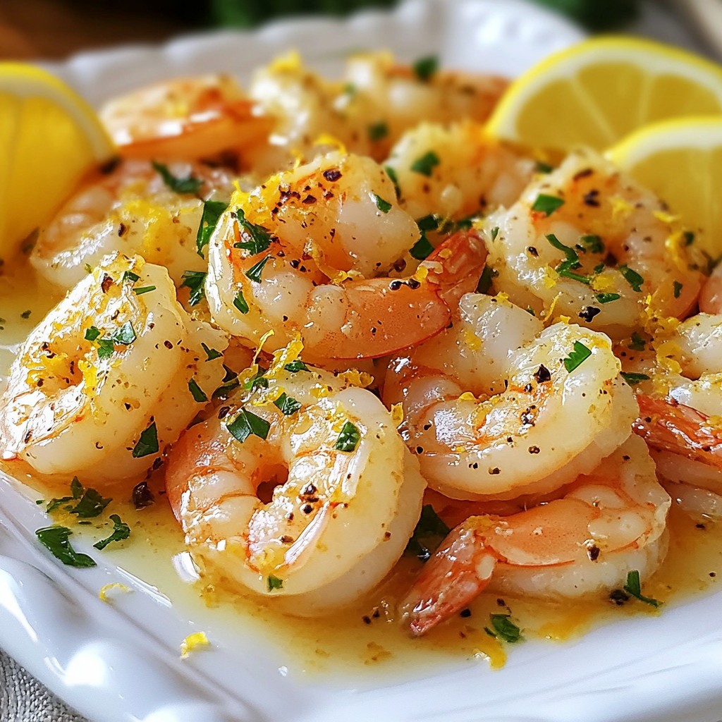 Tender Copycat Recipes Lemon Garlic Butter Shrimp Dish
