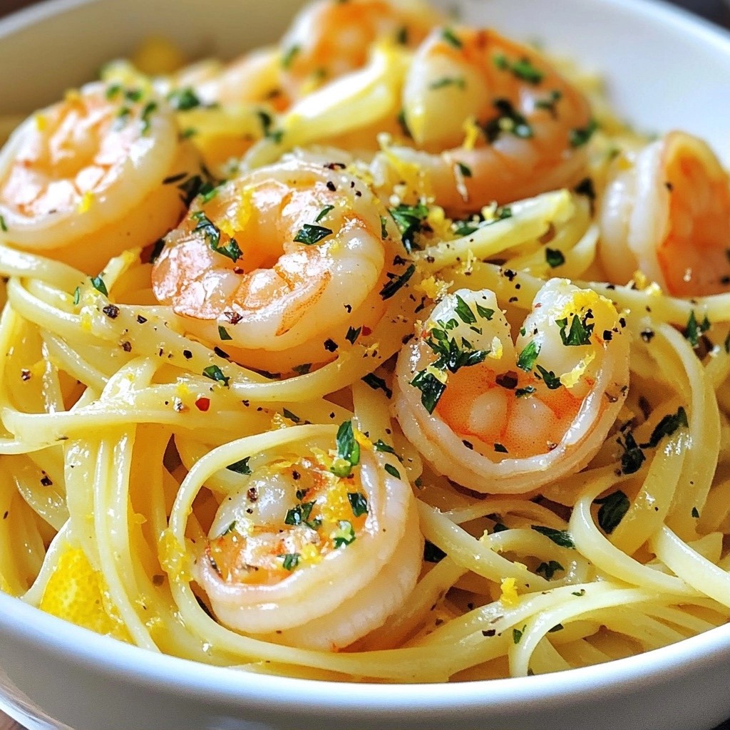 Savory Copycat Recipes Lemon Butter Shrimp Linguine