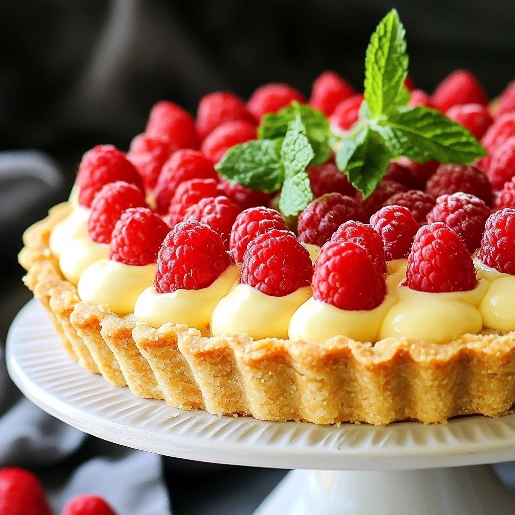 Silky Copycat Recipes Raspberry White Chocolate Tart