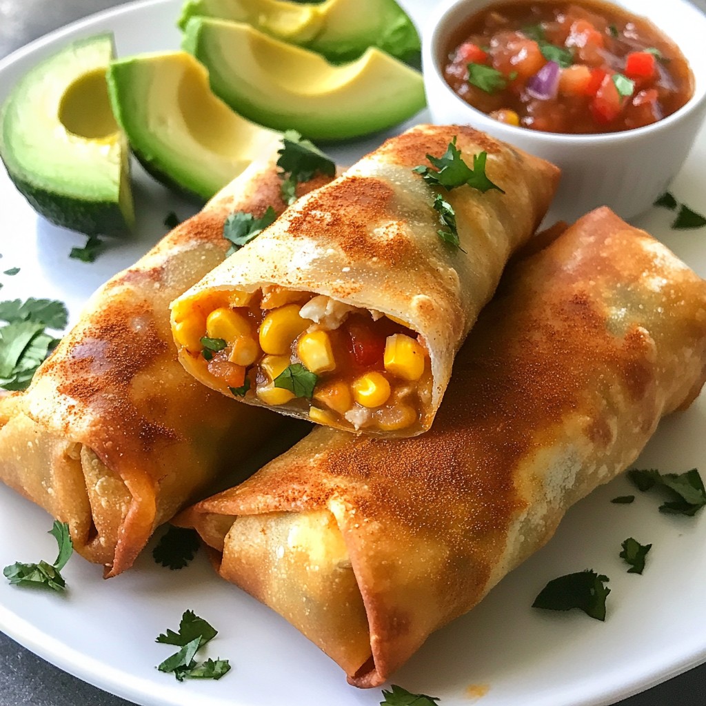 Zesty Copycat Recipes Southwest Egg Rolls for Everyone