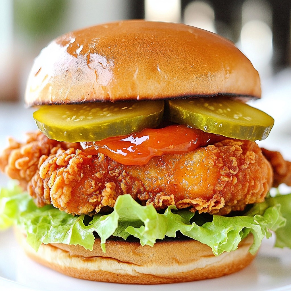 Crispy Chick-fil-A at Home Chicken Sandwich Recipe