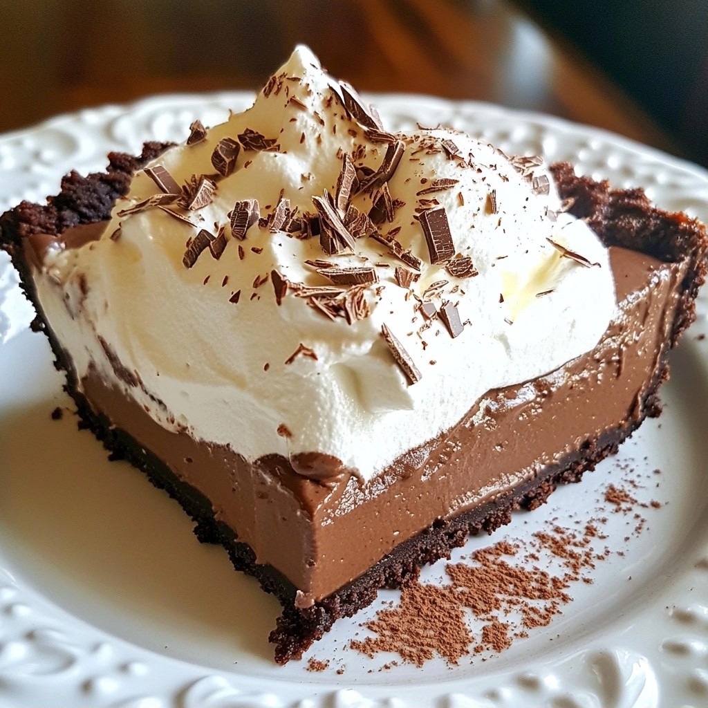 Decadent copycat recipes French Silk Pie Delight