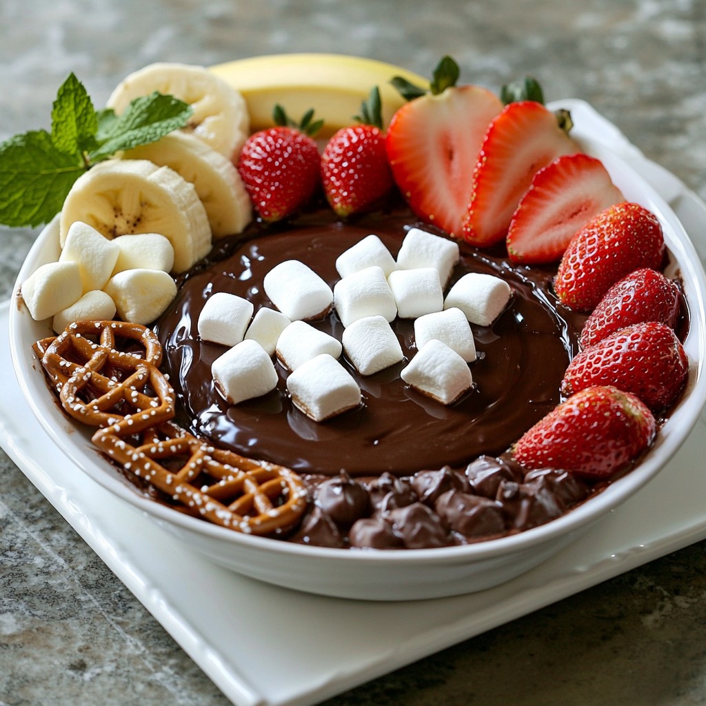 Decadent Copycat Recipes Chocolate Fondue Delight
