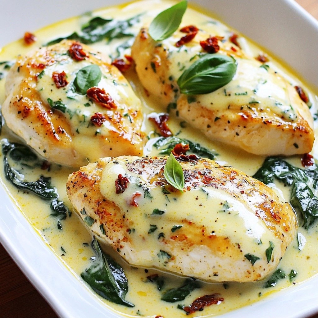 Creamy Copycat Recipes Chicken Florentine Delight