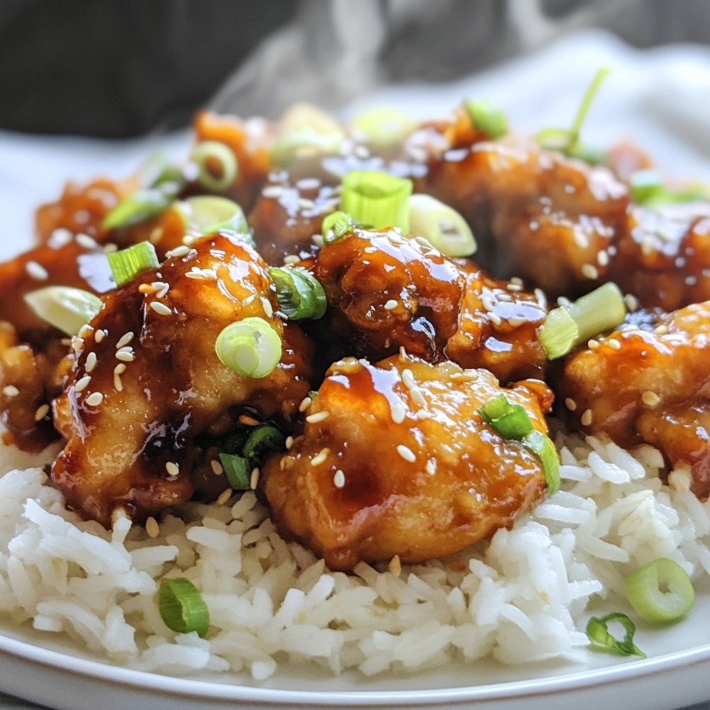 Spicy Copycat Recipes General Tso's Chicken Delight