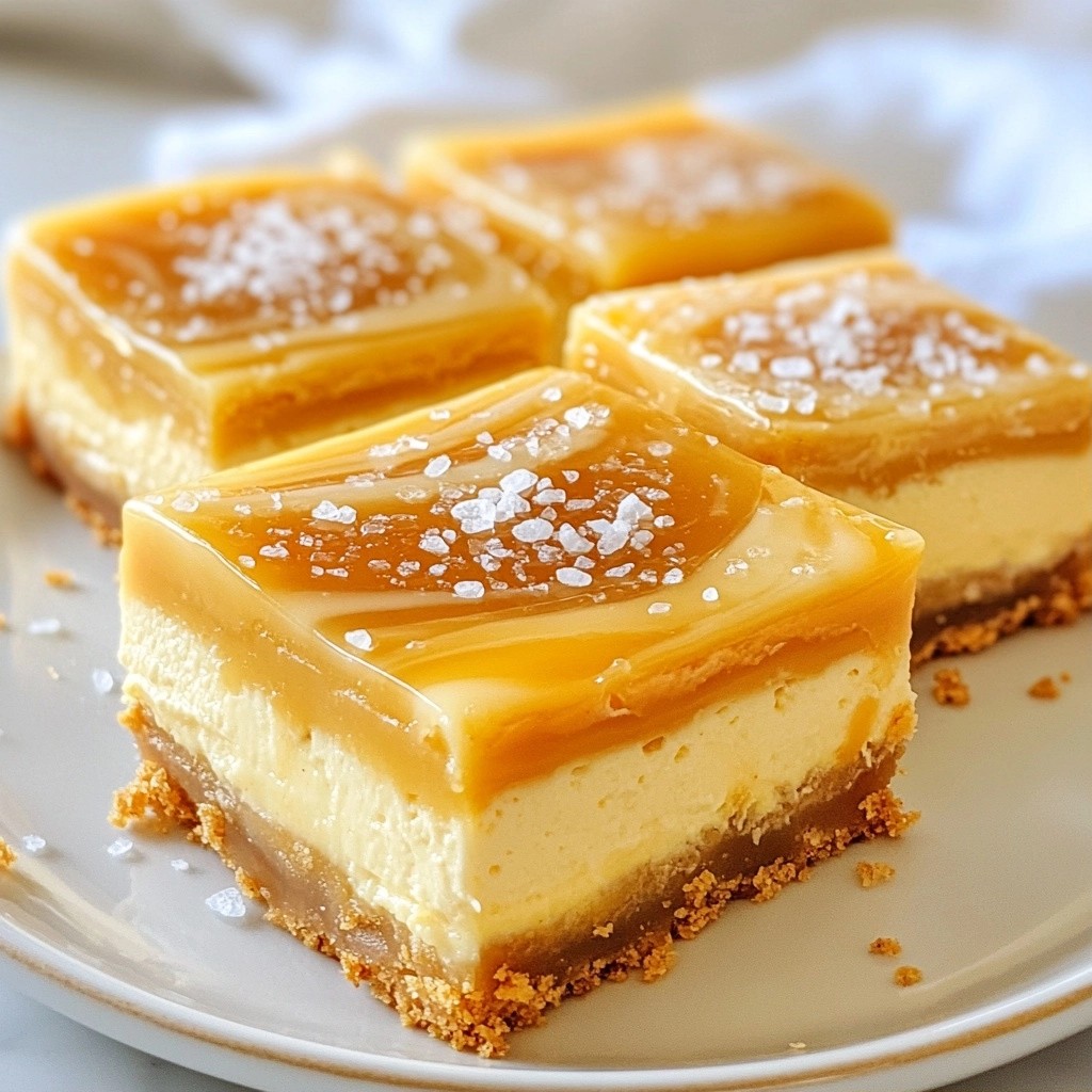 Decadent Copycat Recipes Salted Caramel Cheesecake Bars