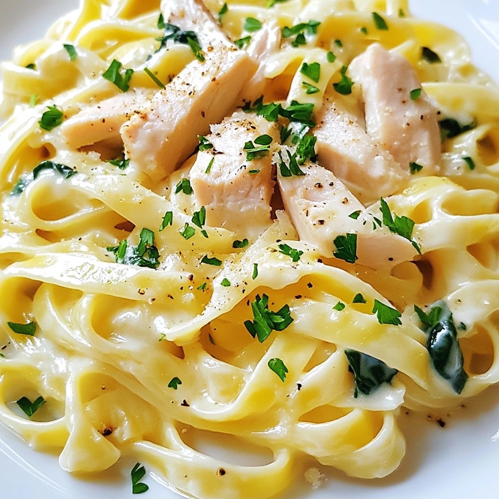 Savory Olive Garden Copycat Chicken Fettuccine Recipe
