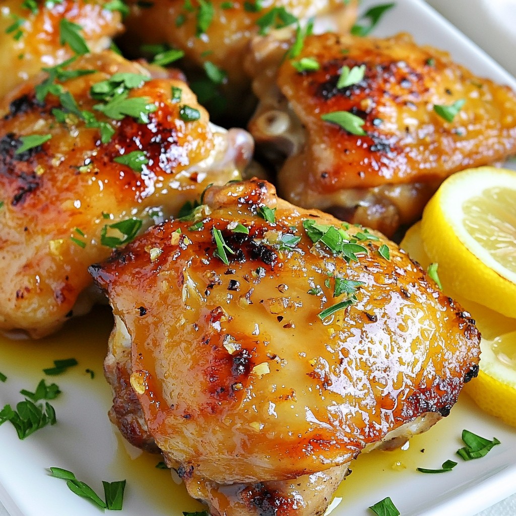Juicy Copycat Recipes Lemon Garlic Chicken Thighs