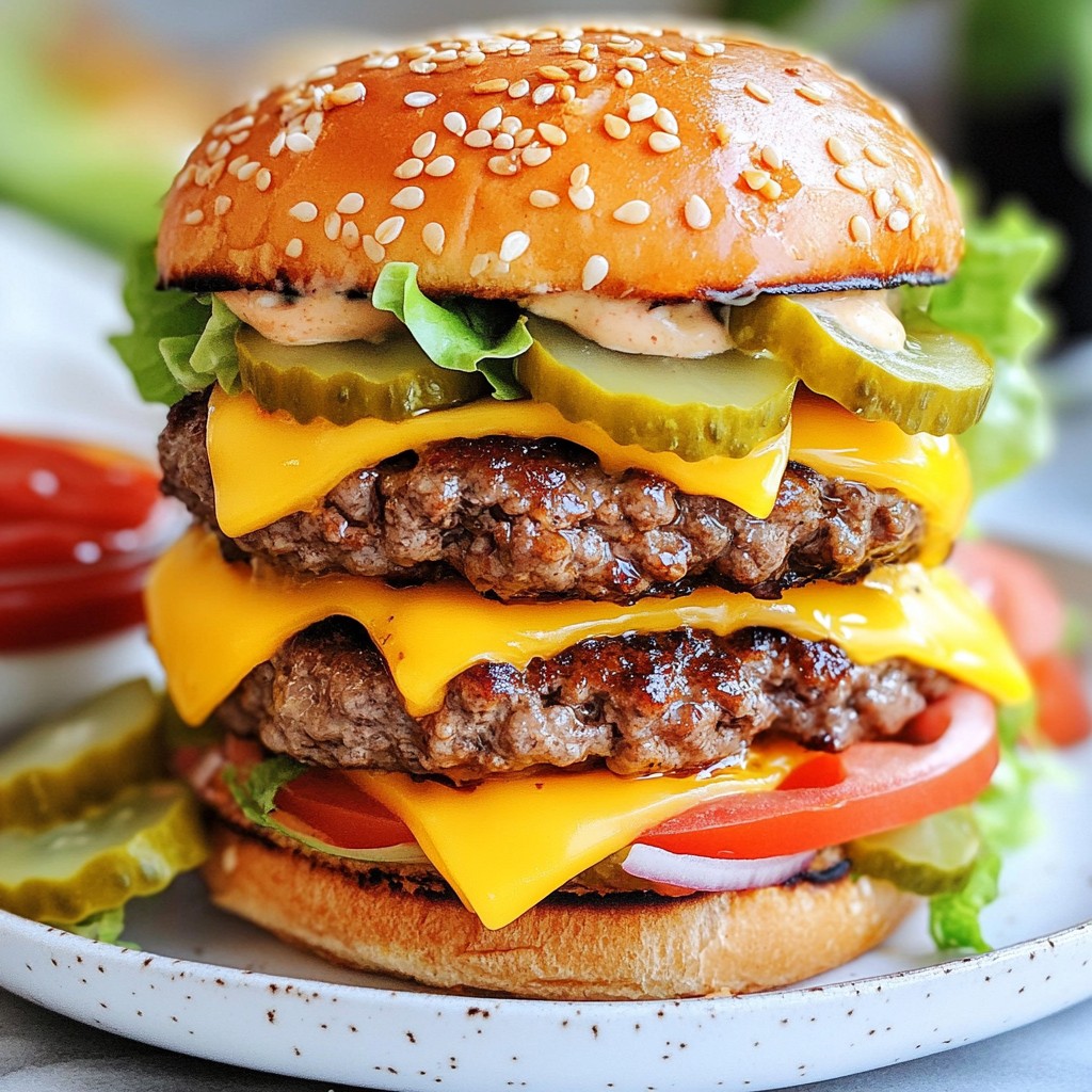 Juicy Copycat Recipes In-N-Out Double Cheeseburger
