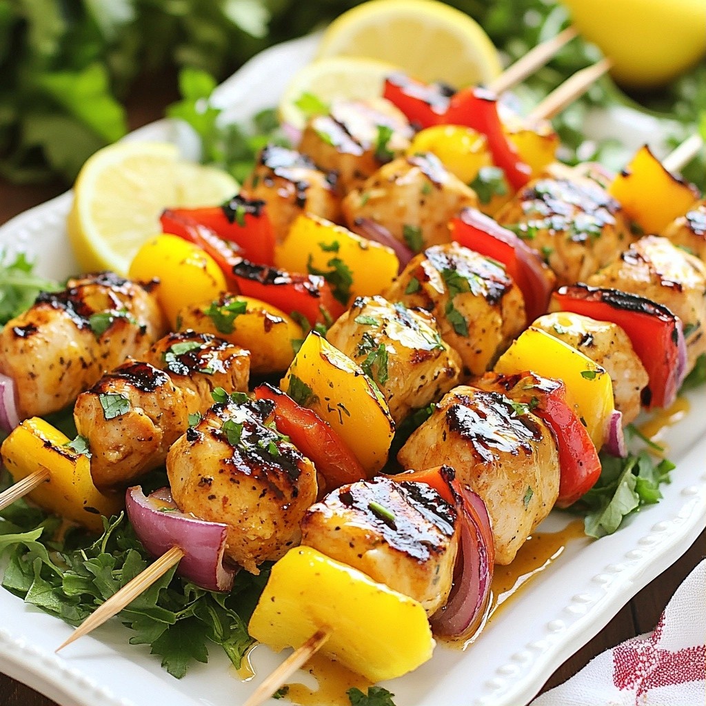 Tangy Copycat Recipes Honey Mustard Chicken Skewers Delight