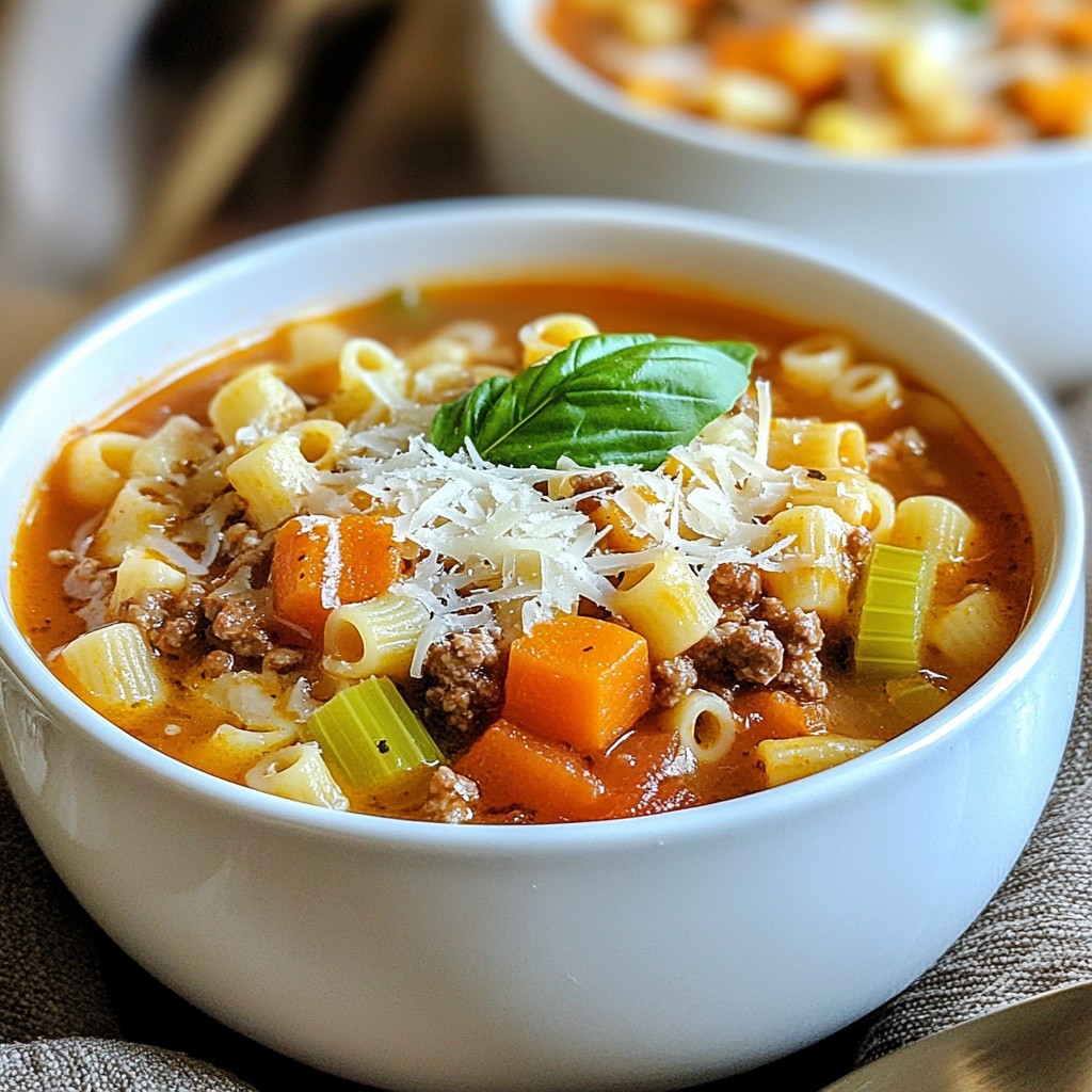 Savory Olive Garden Copycat Pasta e Fagioli Recipe