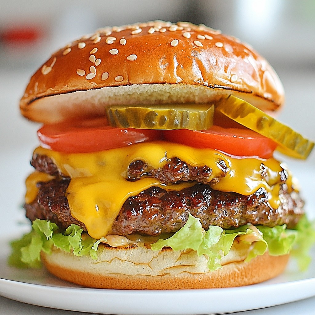 Juicy Copycat Recipes In-N-Out Double Cheeseburger