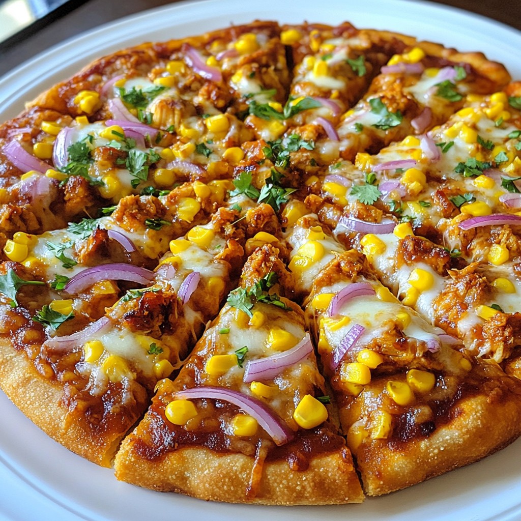 Smoky Copycat Recipes BBQ Chicken Pizza Delight