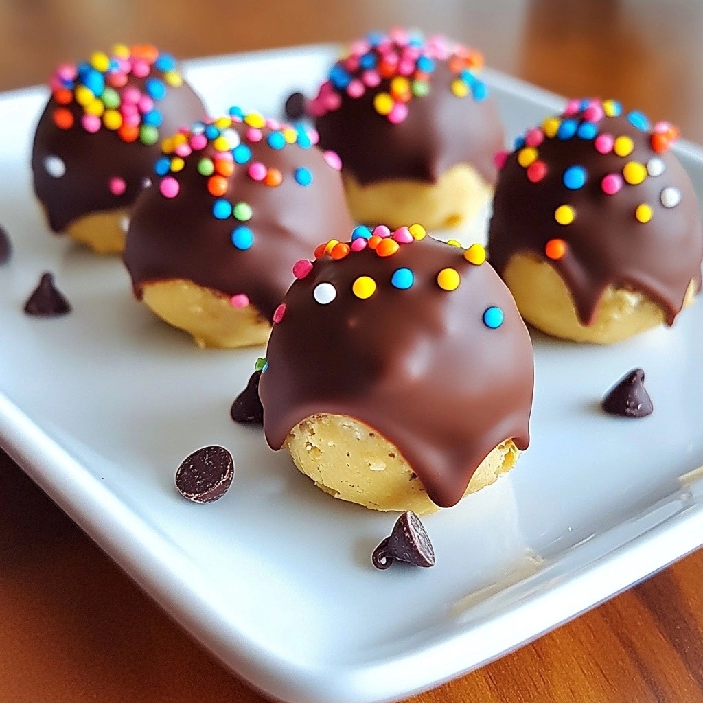 Decadent Copycat Recipes Chocolate Chip Cookie Dough Truffles