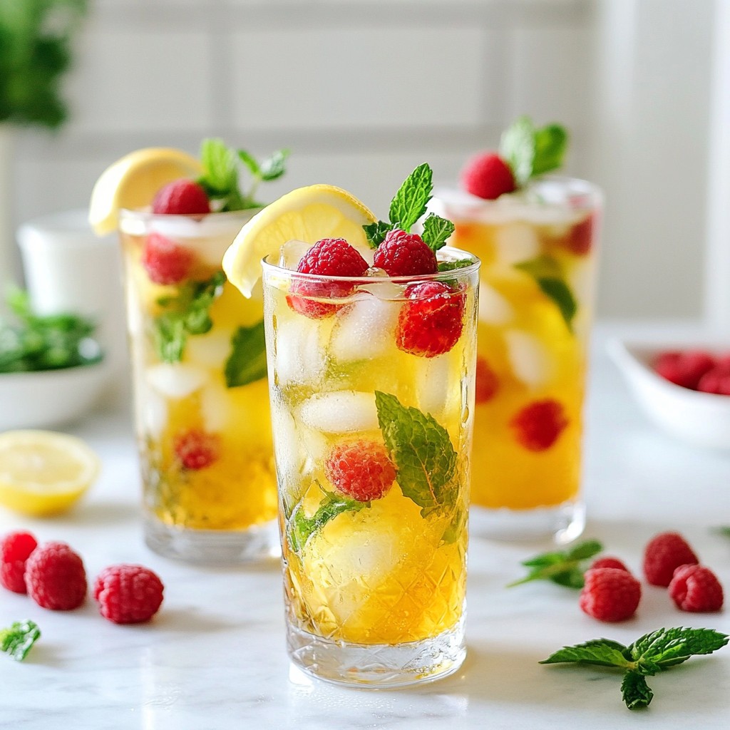 Refreshing Starbucks DIY Iced Raspberry Green Tea Recipe