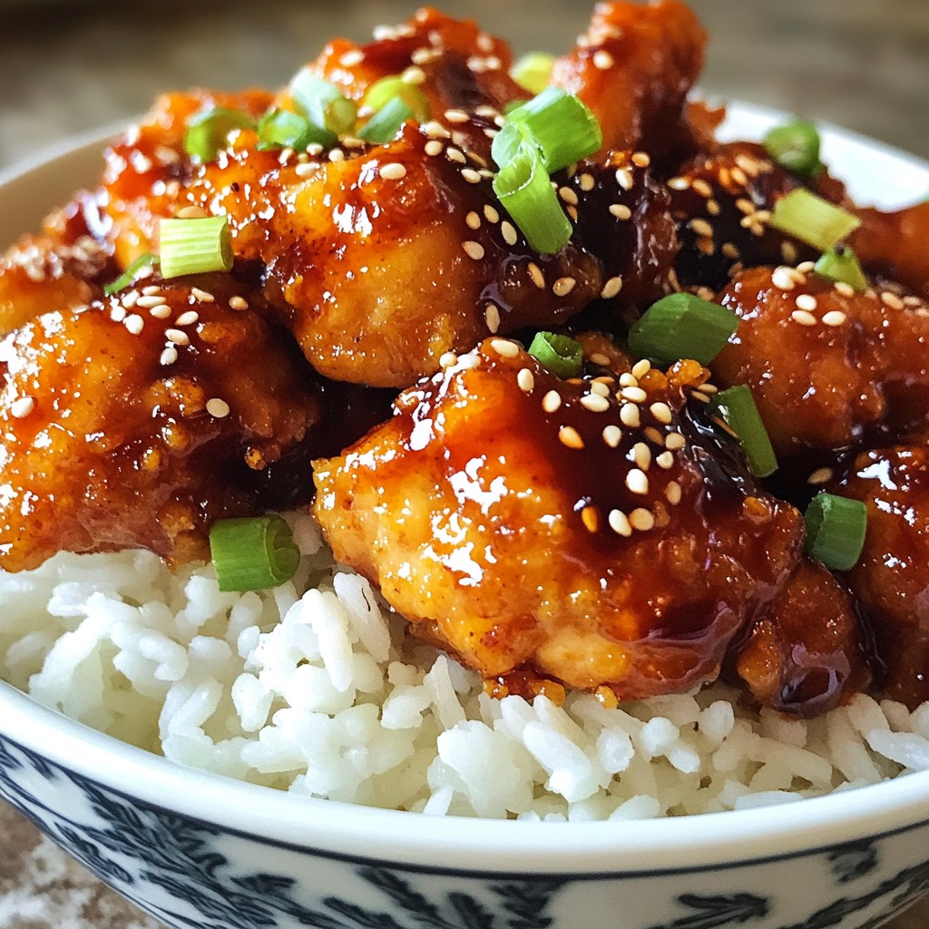 Spicy Copycat Recipes General Tso's Chicken Delight
