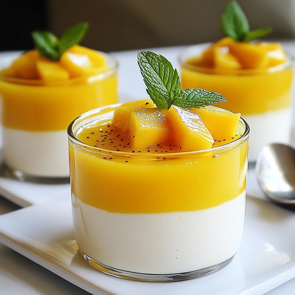 Silky Copycat Recipes Mango Panna Cotta Delight