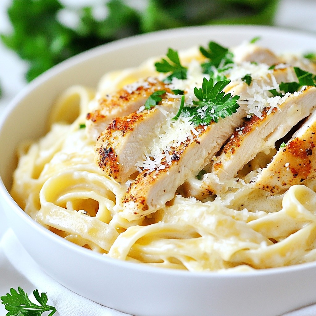Creamy Olive Garden Copycat Chicken Alfredo Recipe