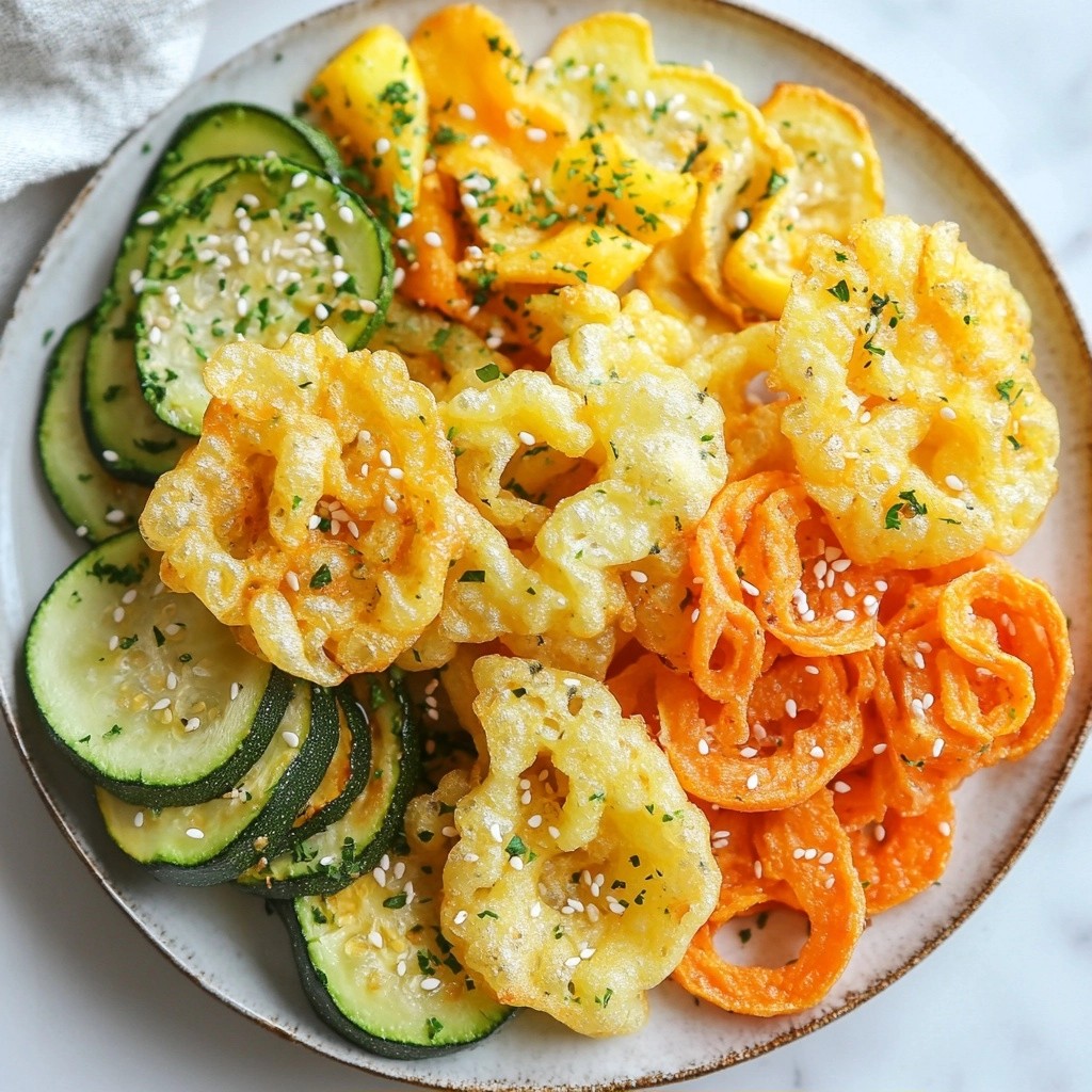 Crispy Restaurant-Style Tempura Vegetables Recipe