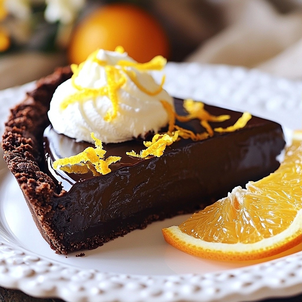 Decadent Copycat Recipes Chocolate Orange Tart Delight