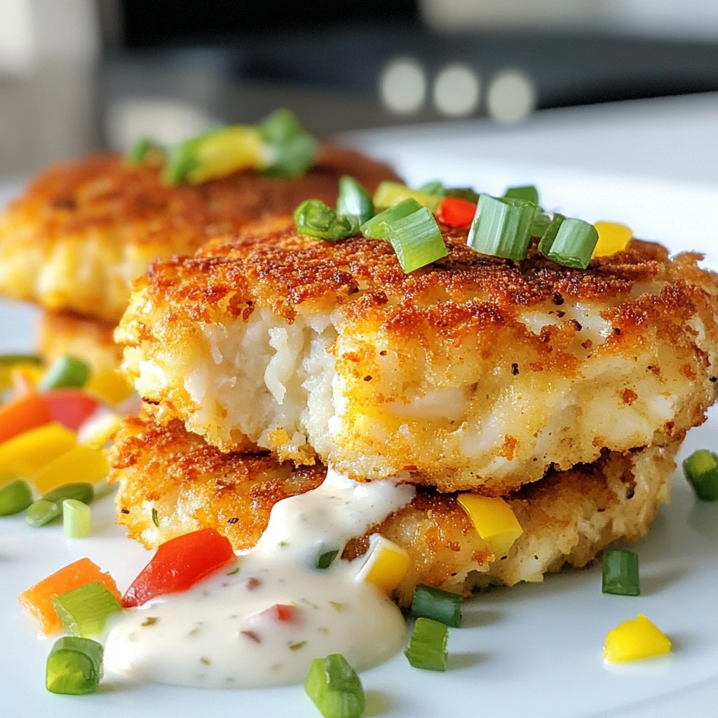 Crispy Homemade Fast Food Crab Cakes Delightful Dish