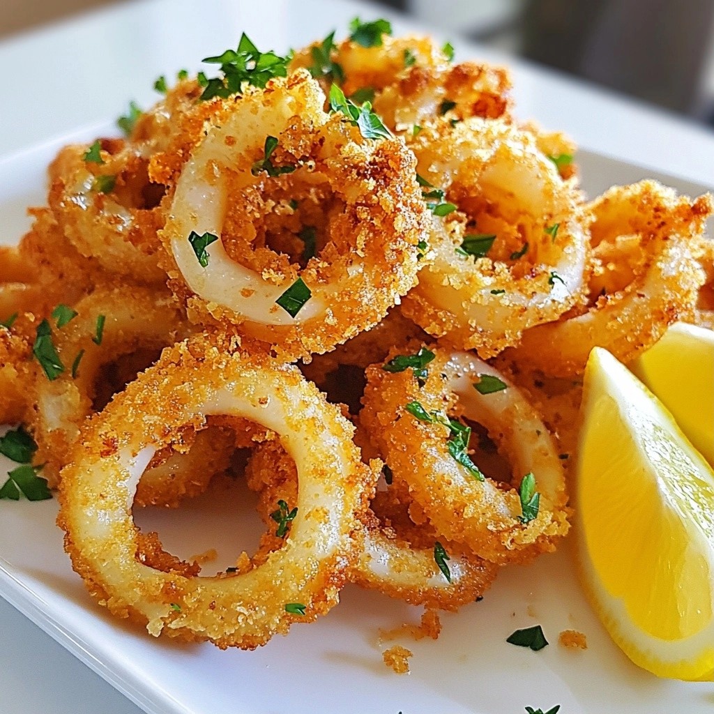 Crunchy Copycat Recipes Fried Calamari Rings Delight