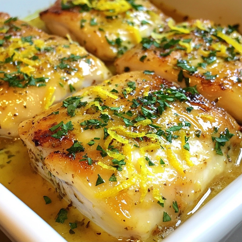 Hearty Copycat Recipes Lemon Herb Baked Chicken Dish
