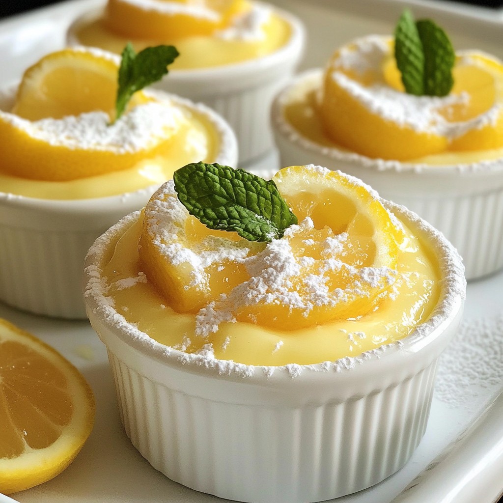 Velvety Copycat Recipes Lemon Pudding Cakes Delight
