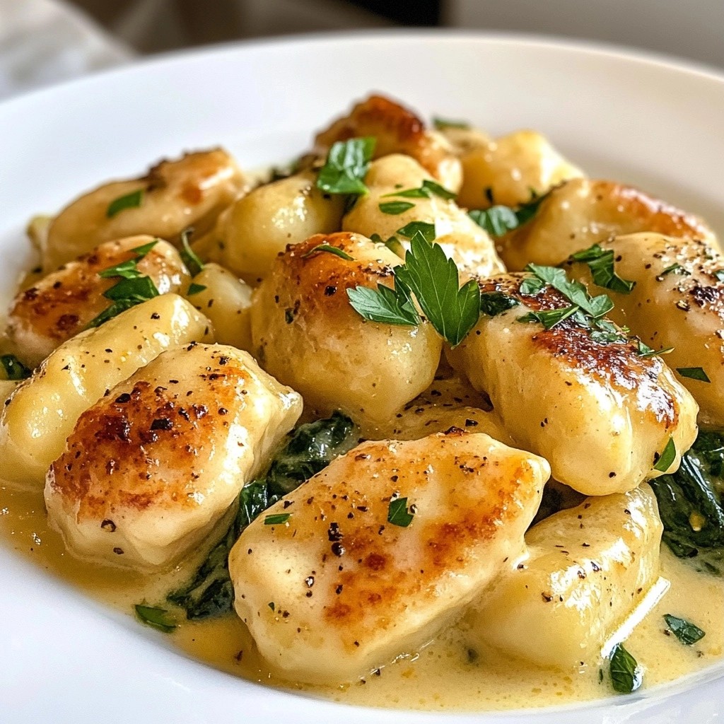 Hearty Copycat Recipes Chicken Alfredo Gnocchi Delight