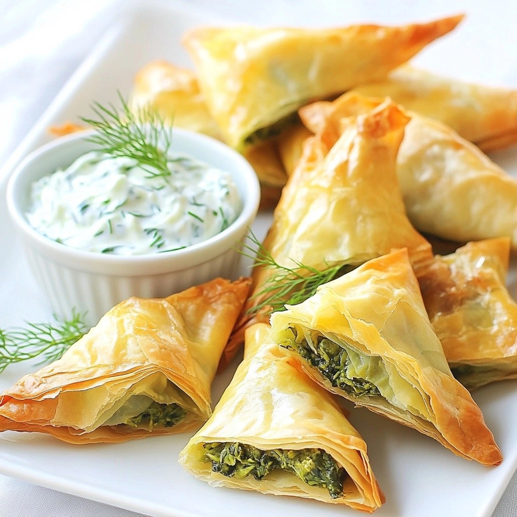 Savory Copycat Recipes Greek Spanakopita Triangles