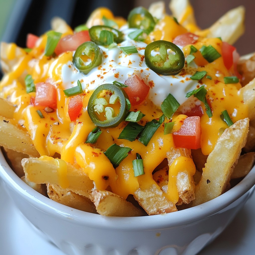 Cheesy Homemade Fast Food Nacho Fries Delight