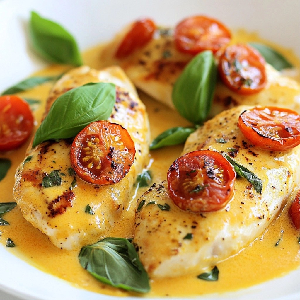 Savory Copycat Recipes Creamy Tomato Basil Chicken