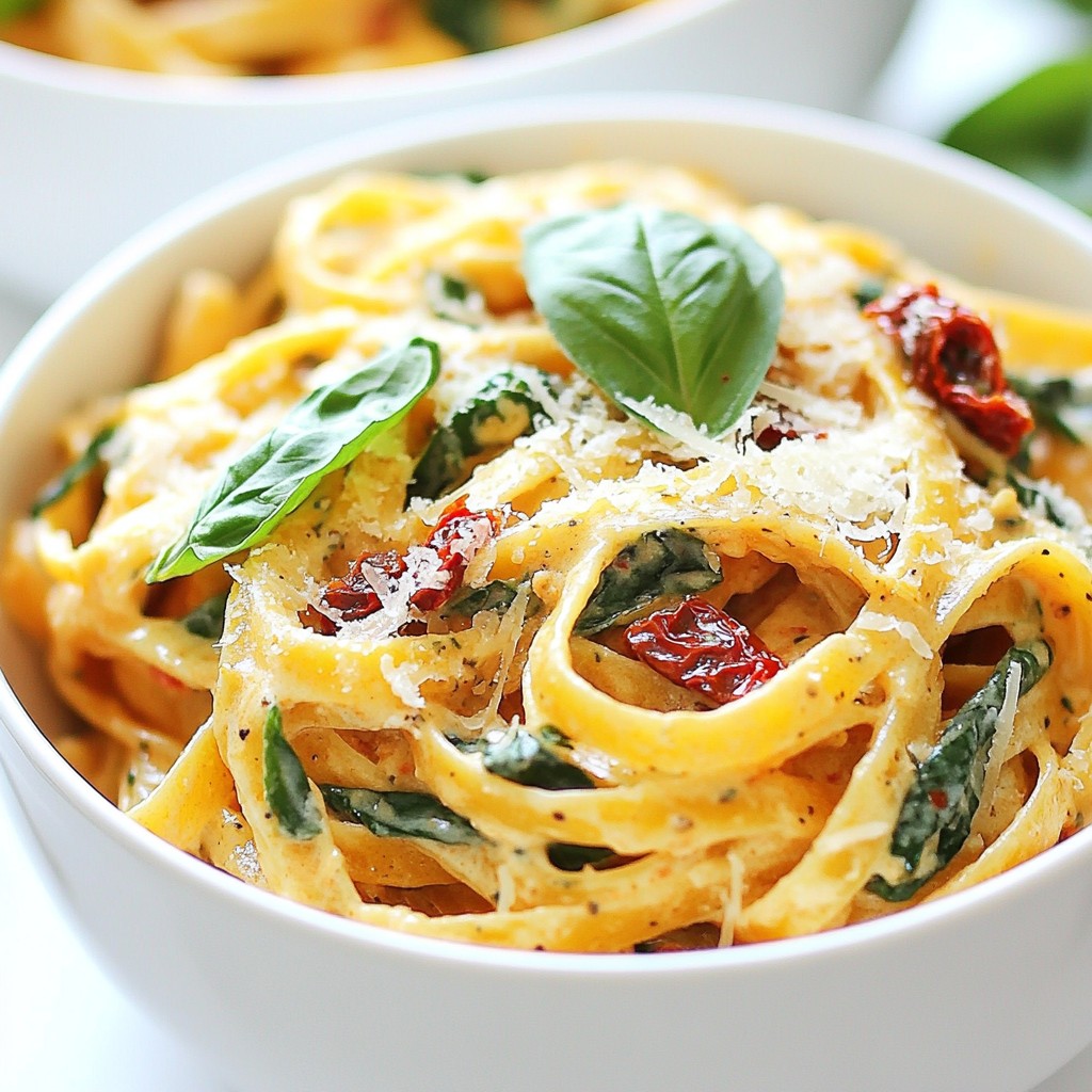 Creamy Restaurant-Style Sun-Dried Tomato Pasta Dish