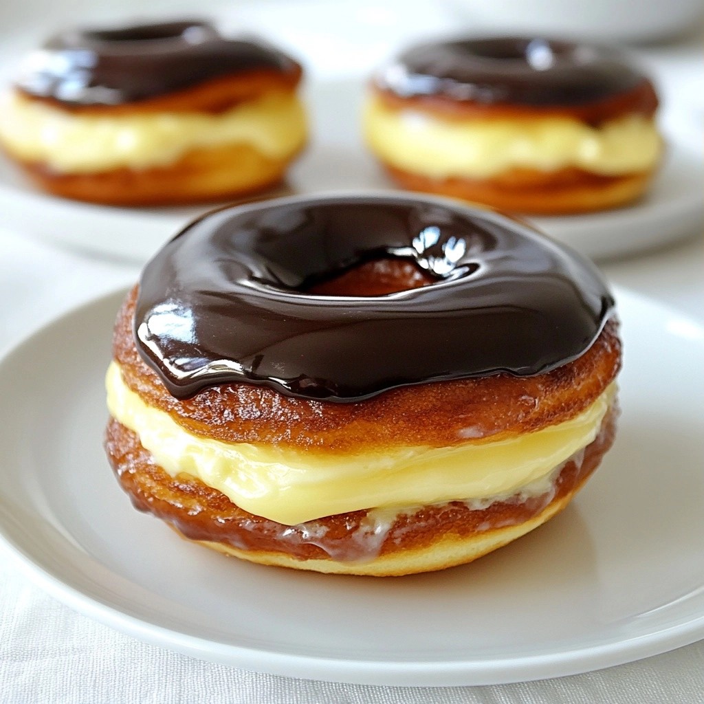 Decadent Copycat Recipes Boston Cream Donuts Delight