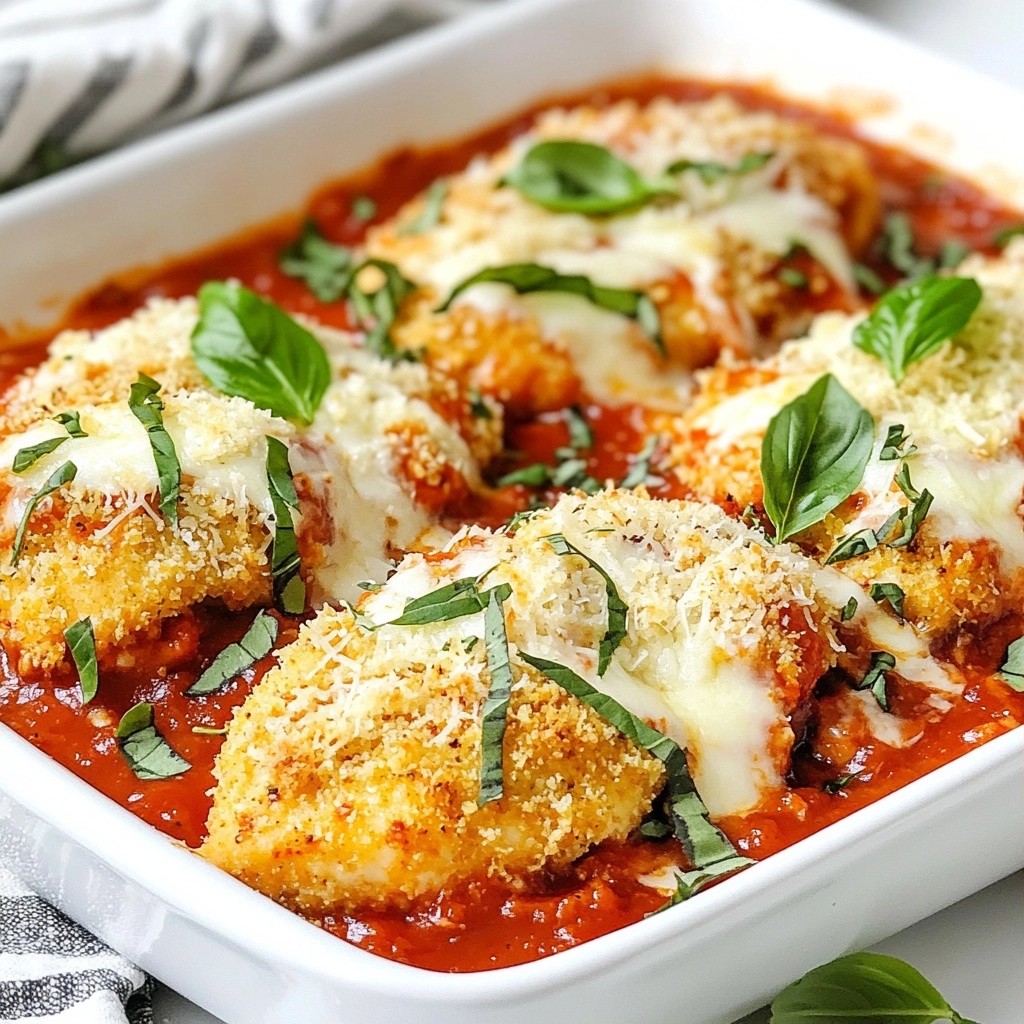 Savory Copycat Recipes Chicken Parmesan Bake Delight