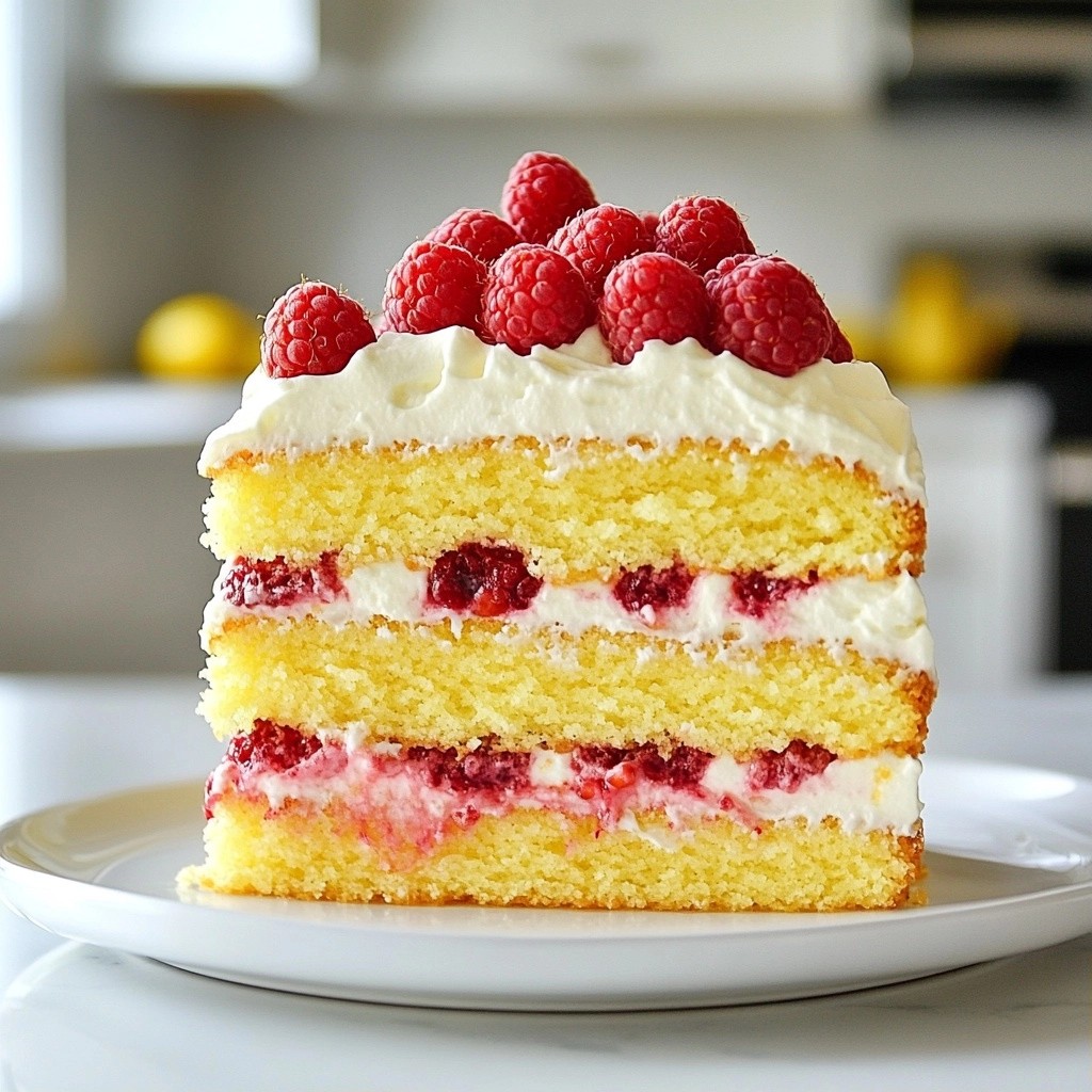 Decadent Copycat Recipes Raspberry Lemon Cream Cake
