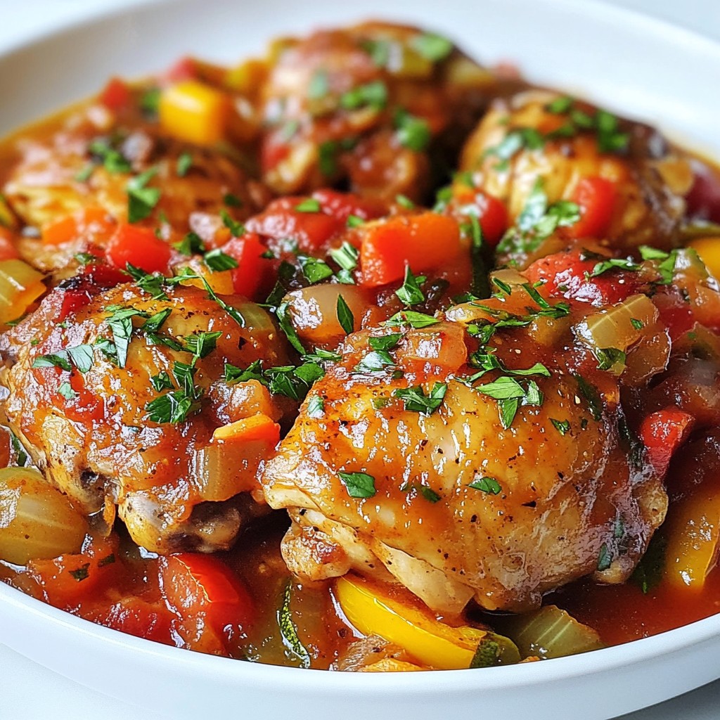 Tender Copycat Recipes Chicken Cacciatore Delight